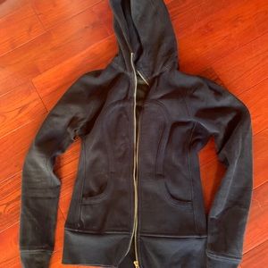 Black scuba jacket lulu